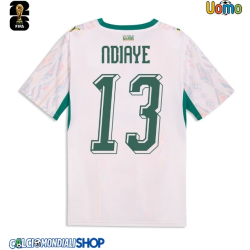 Maglie da calcio Senegal Iliman Ndiaye #13 Prima Maglia Mondiali 2026  Manica Corta